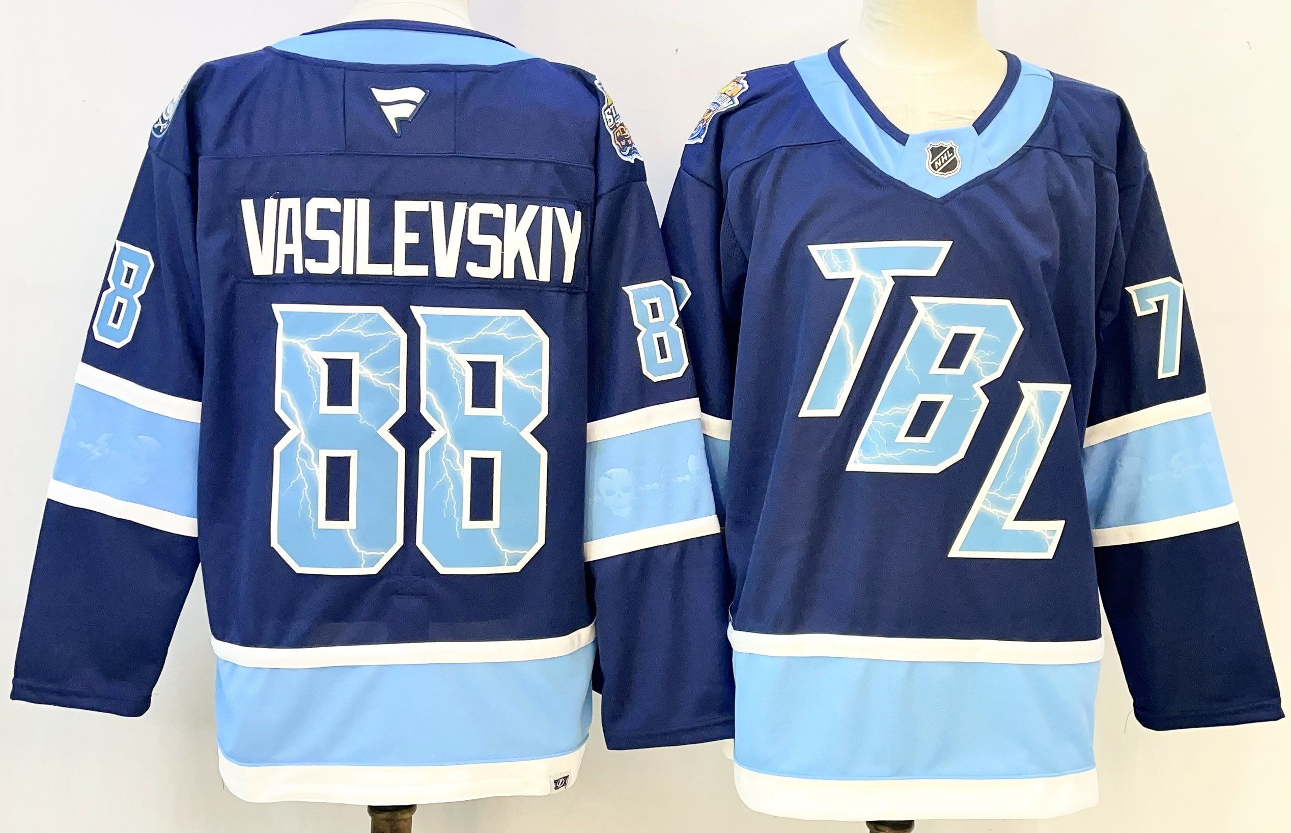 Men Tampa Bay Lightning #88 Vasilevskiy Blue 2026 Adidias NHL Jersey style 001->tampa bay lightning->NHL Jersey
